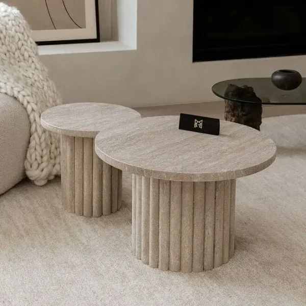 Table Basse Travertin illustration